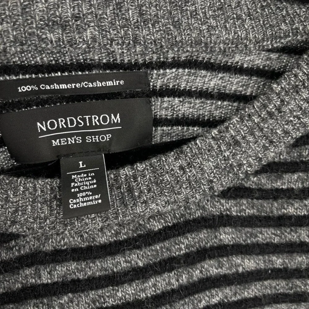 Nordstrom striped cashmere